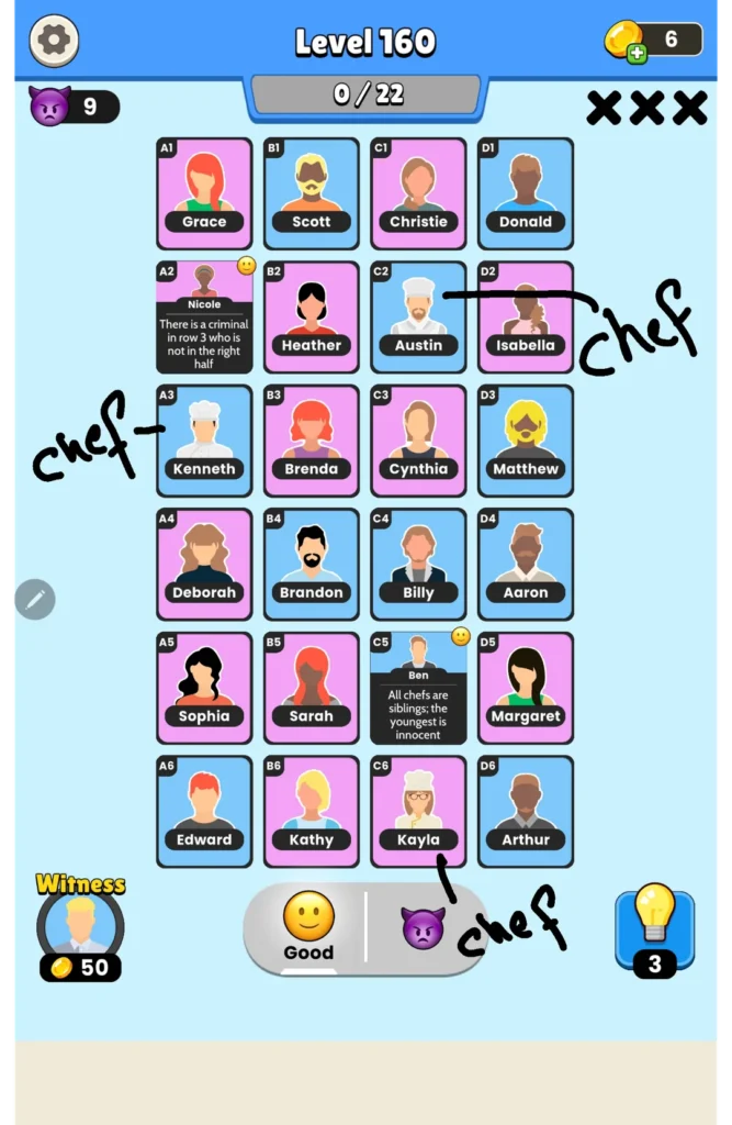 بهترین بازی های فکری آیفون برای بزرگسالان_ستاره شو 6 بازی فکری Clue Master: Logic Puzzles