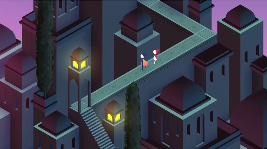 بهترین بازی های فکری آیفون برای بزرگسالان_ستاره شو 9 بازی فکری Monument Valley 2